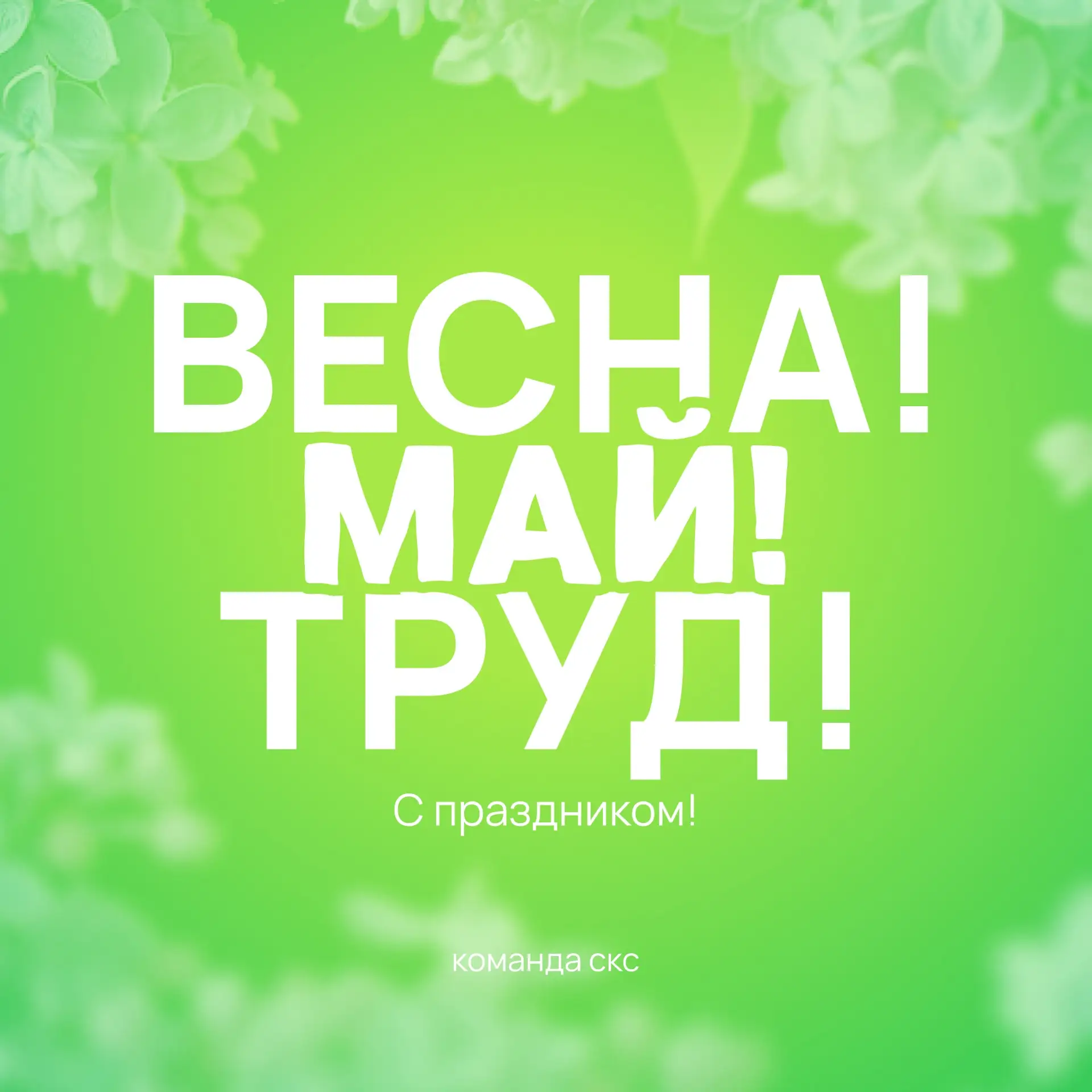 🍀 Студенчество, встречай Первомай