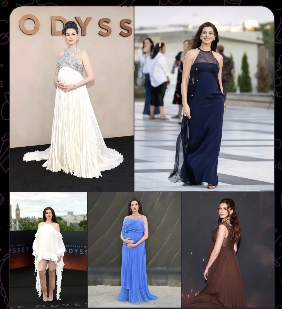 #gossips

Let's choose Anne Hathaway's best look from the Odyssey promotional tour 🐱 (и повторим те