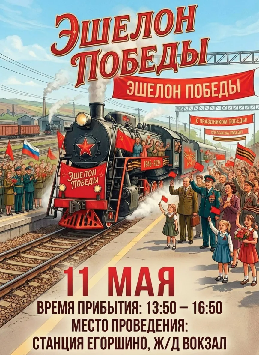 «Эшелон Победы» в Артемовском: встречаем легендарный ретропоезд