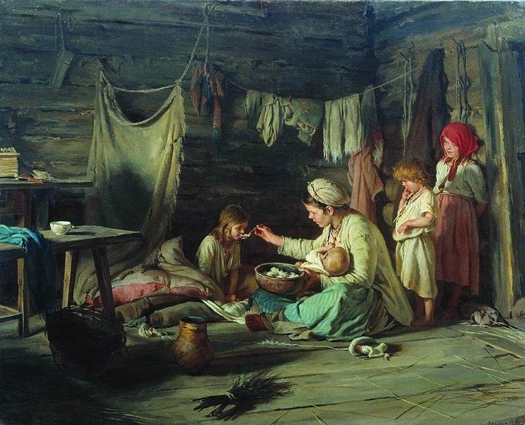 «Выздоравливающая», 1889 год Приморская краевая картинная галерея.