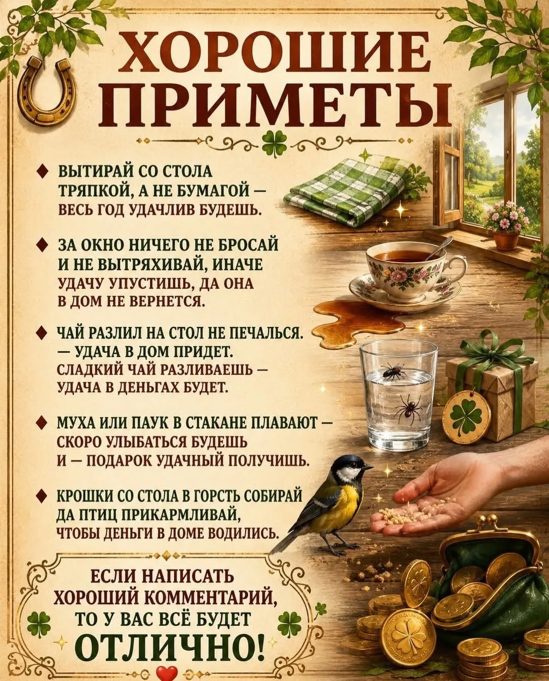 🌿 Сохраняйте народную мудрость и передавайте ее дальше!