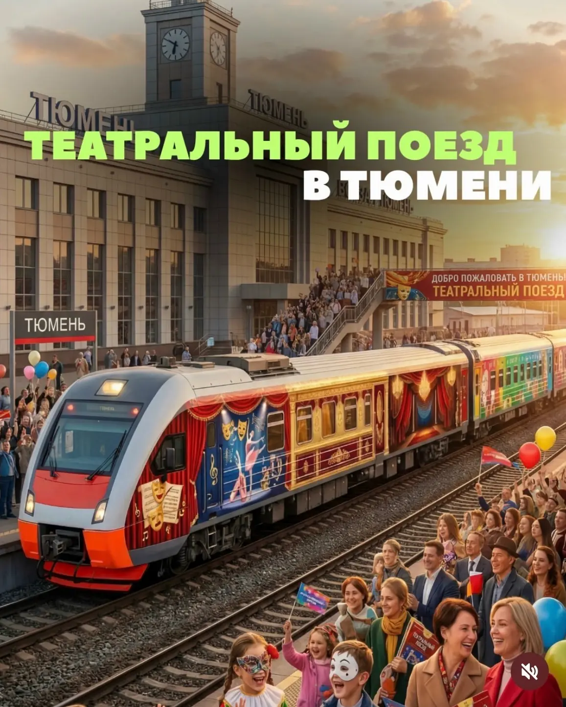 Театральный поезд прибудет в Тюмень 12 июня  В Тюмени 12 и 13 июня пройдет культурный марафон «Театр