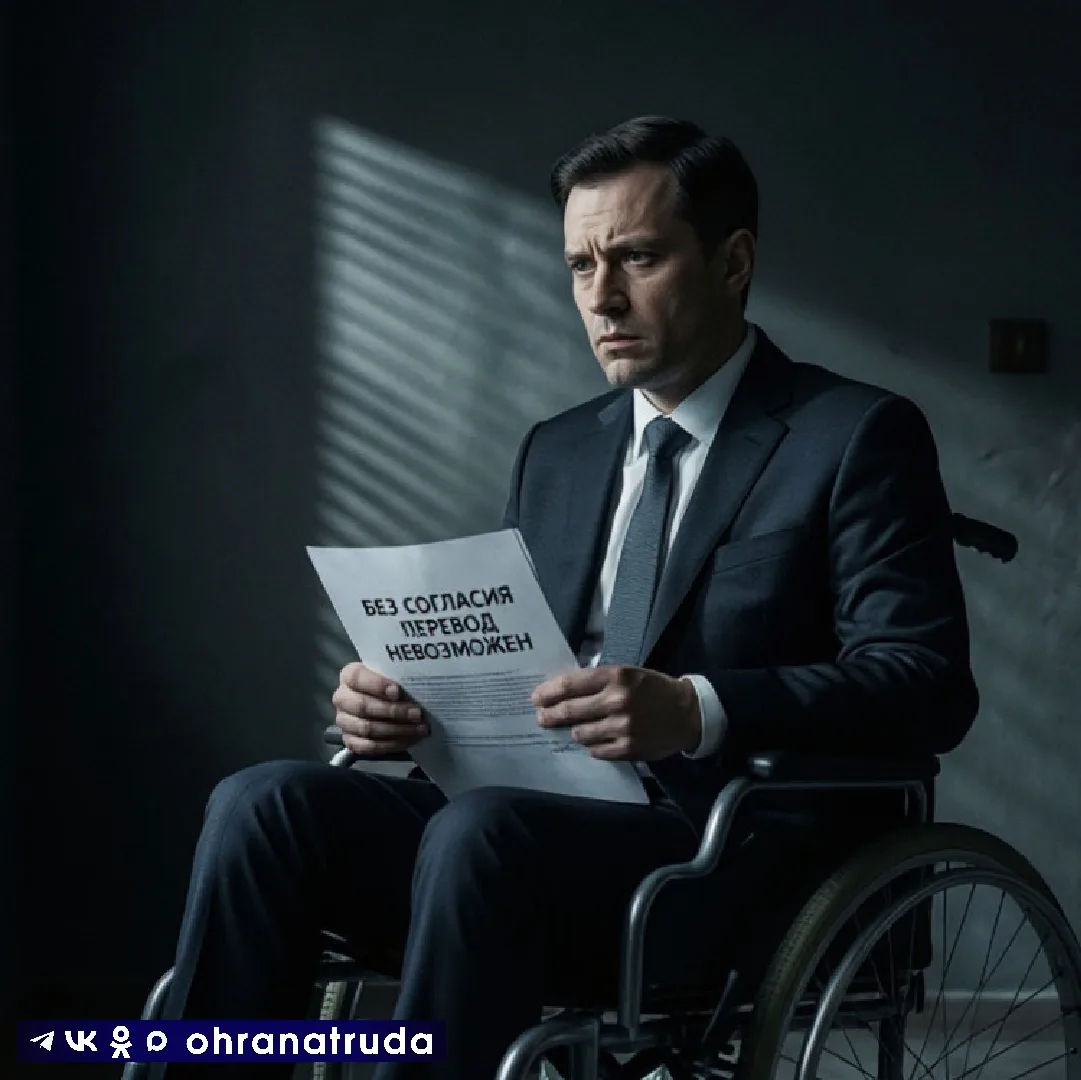 Сотрудник получил инвалидность не на производстве. Можно ли перевести его на другую дол...