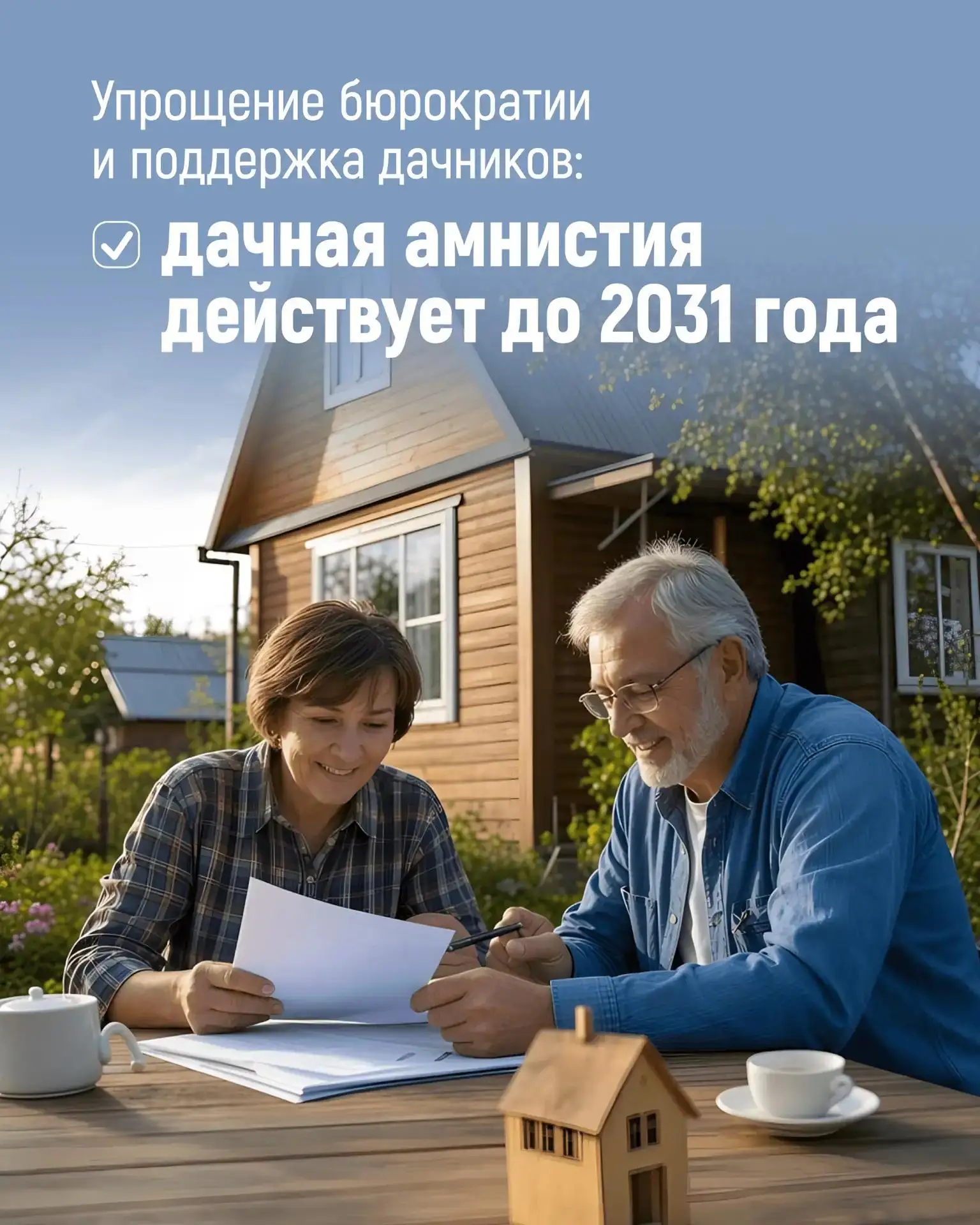 🏡 Дачная амнистия: проще оформить, свободнее распоряжаться!

До 1 марта 2031 года действует упрощён