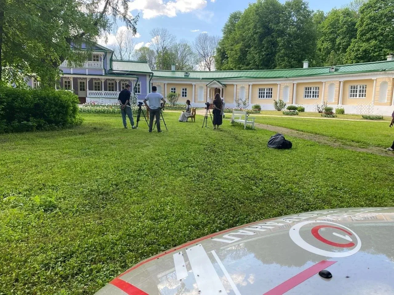 Сегодня съёмочная группа "Первого Областного"  программы "Персона Грата" во главе с Викой Паниной ра