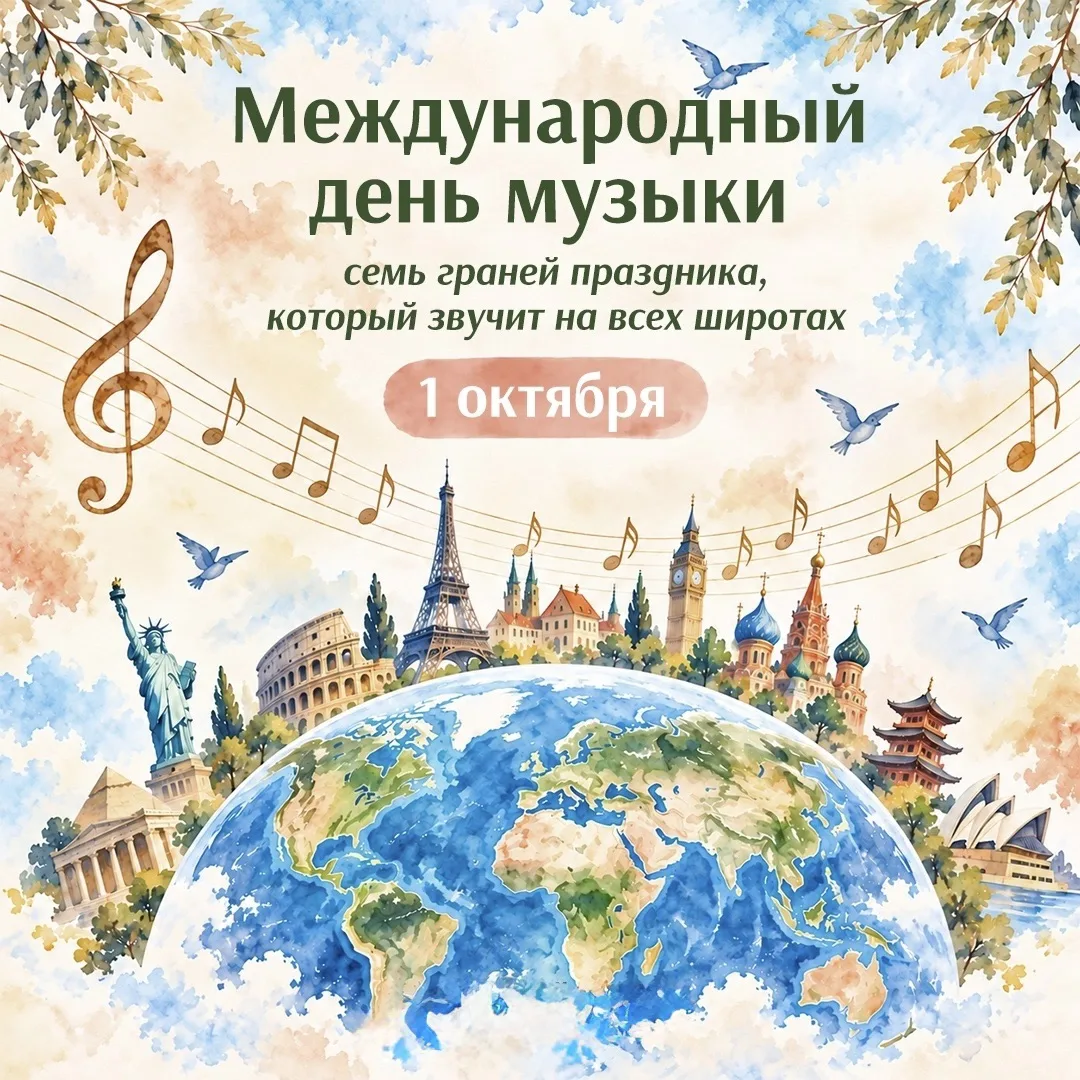 1 ОКТЯБРЯ - МЕЖДУНАРОДНЫЙ ДЕНЬ МУЗЫКИ.