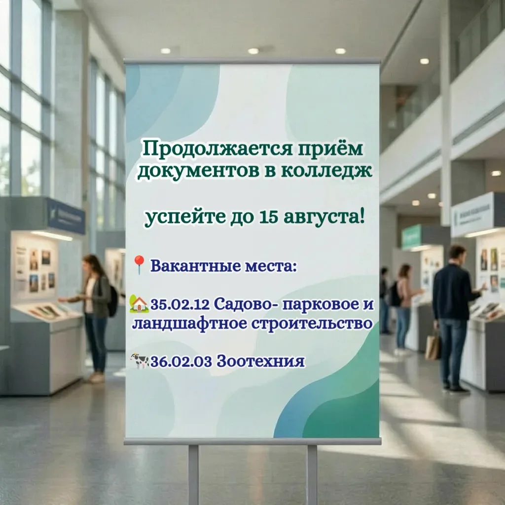 📢 Важная информация для абитуриентов! 📢

Продолжается приём документов на бюджетные места в коллед