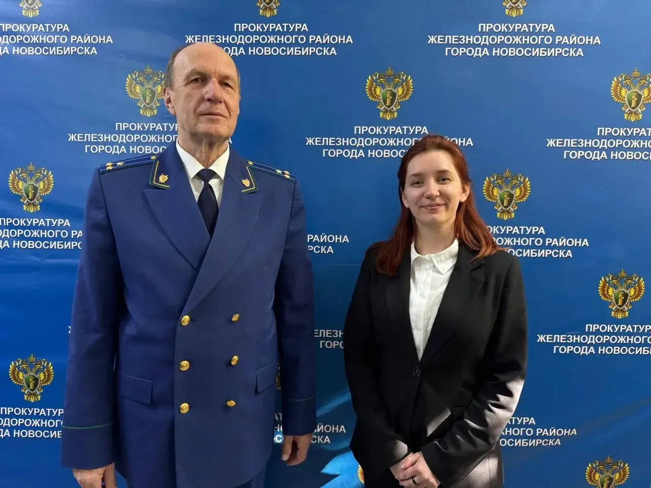 📍Торжественное вручение первого классного чина молодому специалисту  прошло в прокуратуре Железнодор