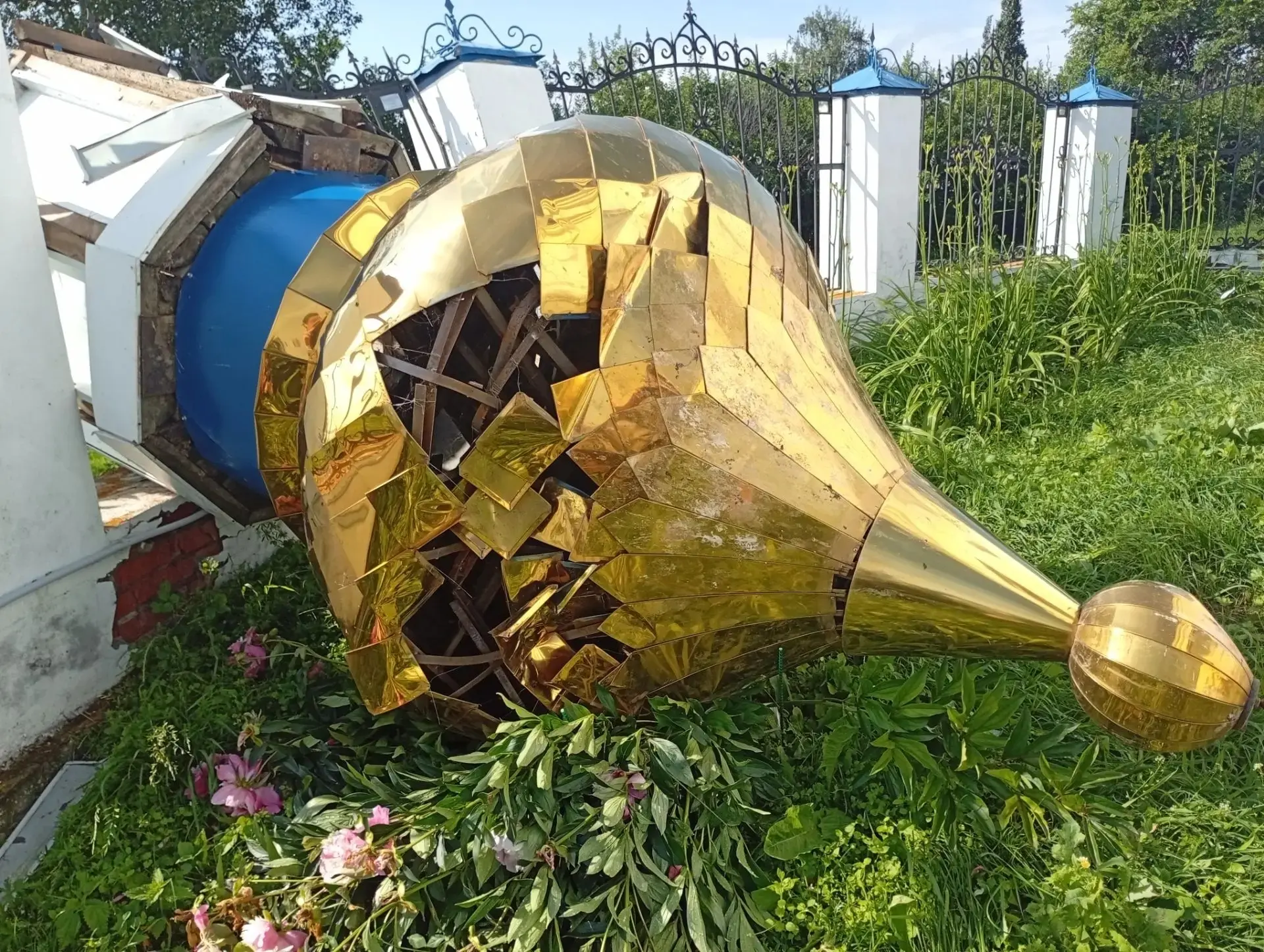 🌪 В Челябинской области от мощного урагана пострадал храм Покрова Пресвятой Богородицы в селе Больш