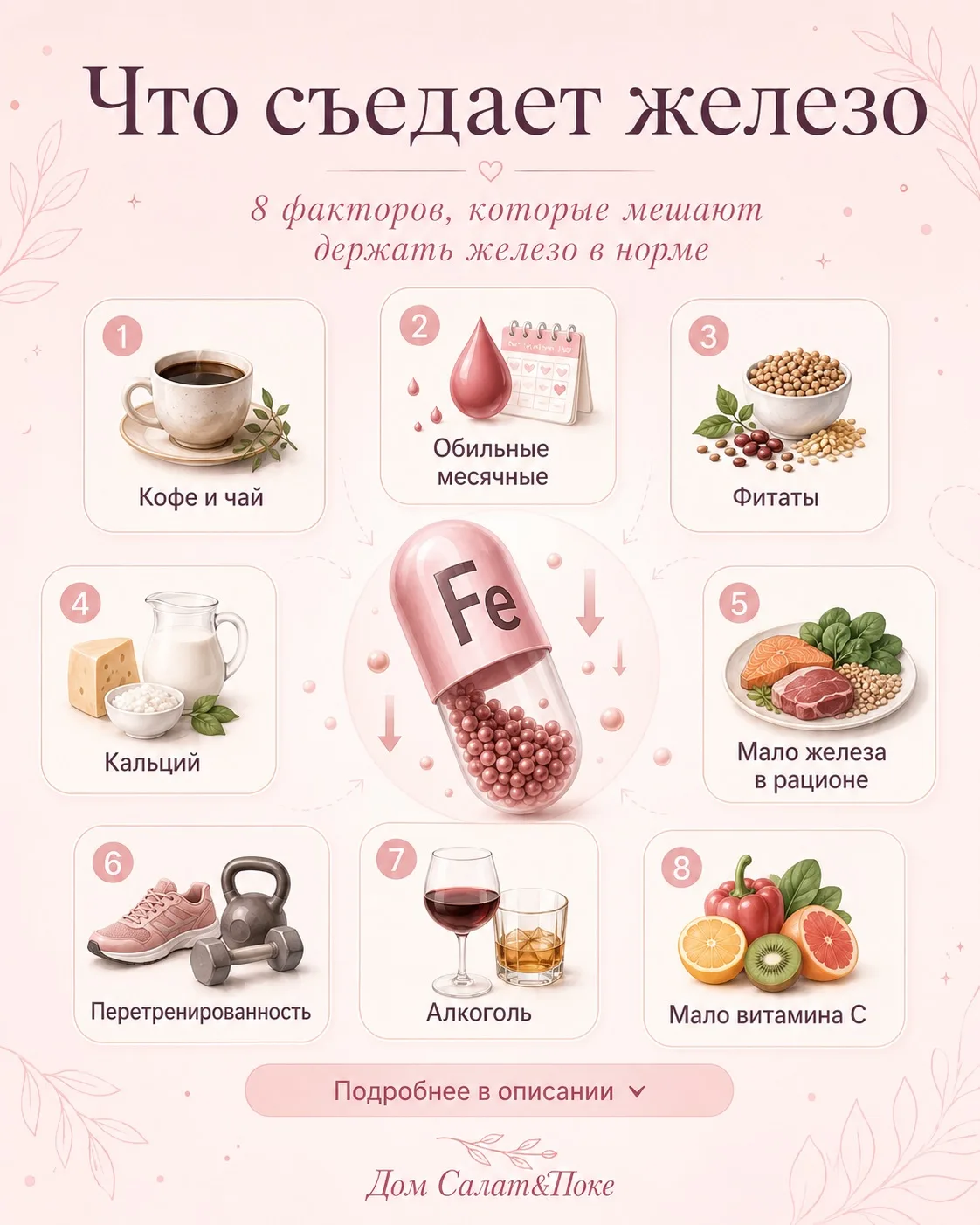 Что съедает железо?