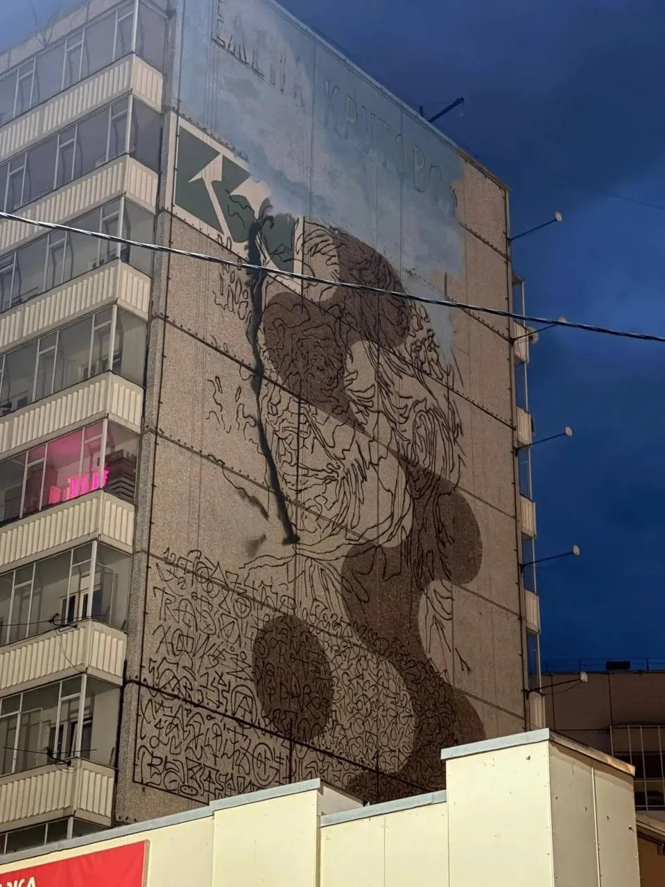 Новый мурал появится на правом берегу.

Дом на Свердловской украсит портрет Елены Крутовской. Елена 