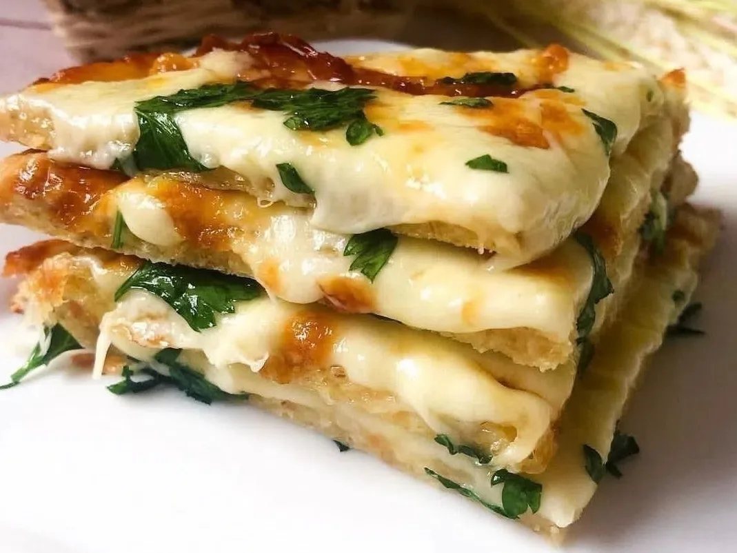 Сырная лепешка с овсянкой