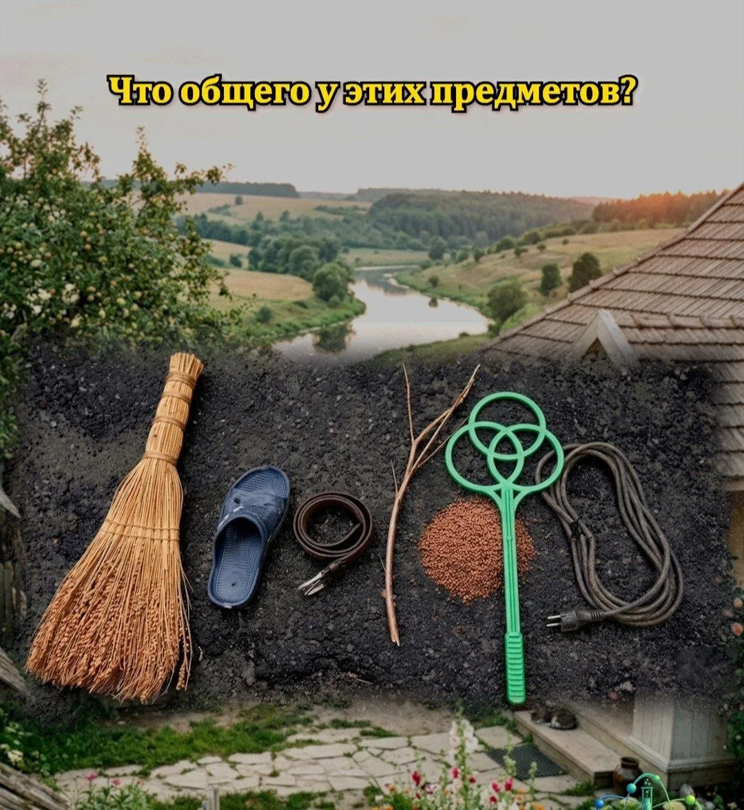 Тренируем логику, ловкость и скорость на утренней #зарядка_для_ума. Что общего у этих предметов? Отв
