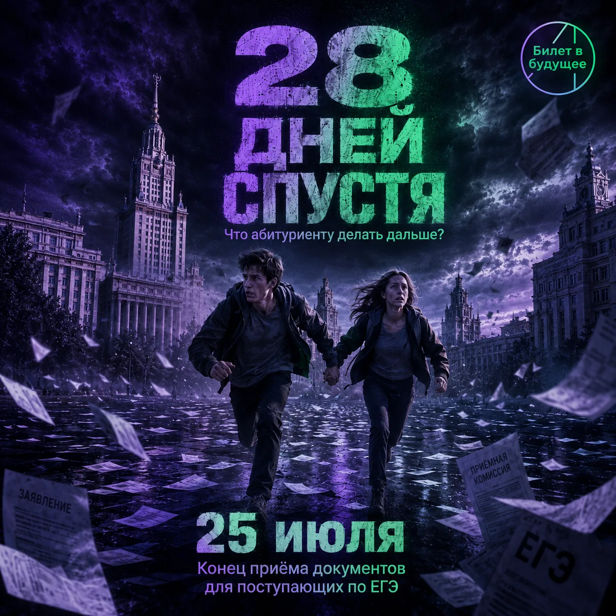 Памятка для абитуриентов: что делать после 25 июля?