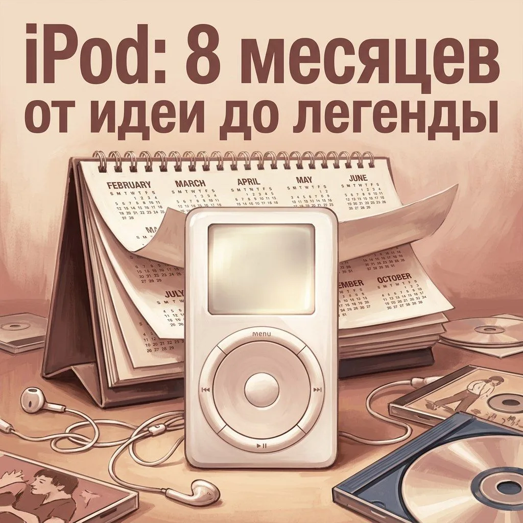Первый iPod собрали за 8 месяцев

Apple представила iPod в октябре 2001-го, а работу над ним начала 