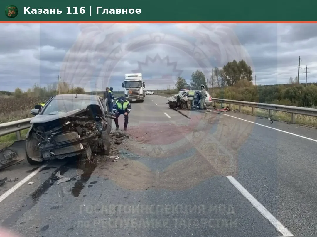 🔴 В Чистопольском районе ДТП унесло жизни