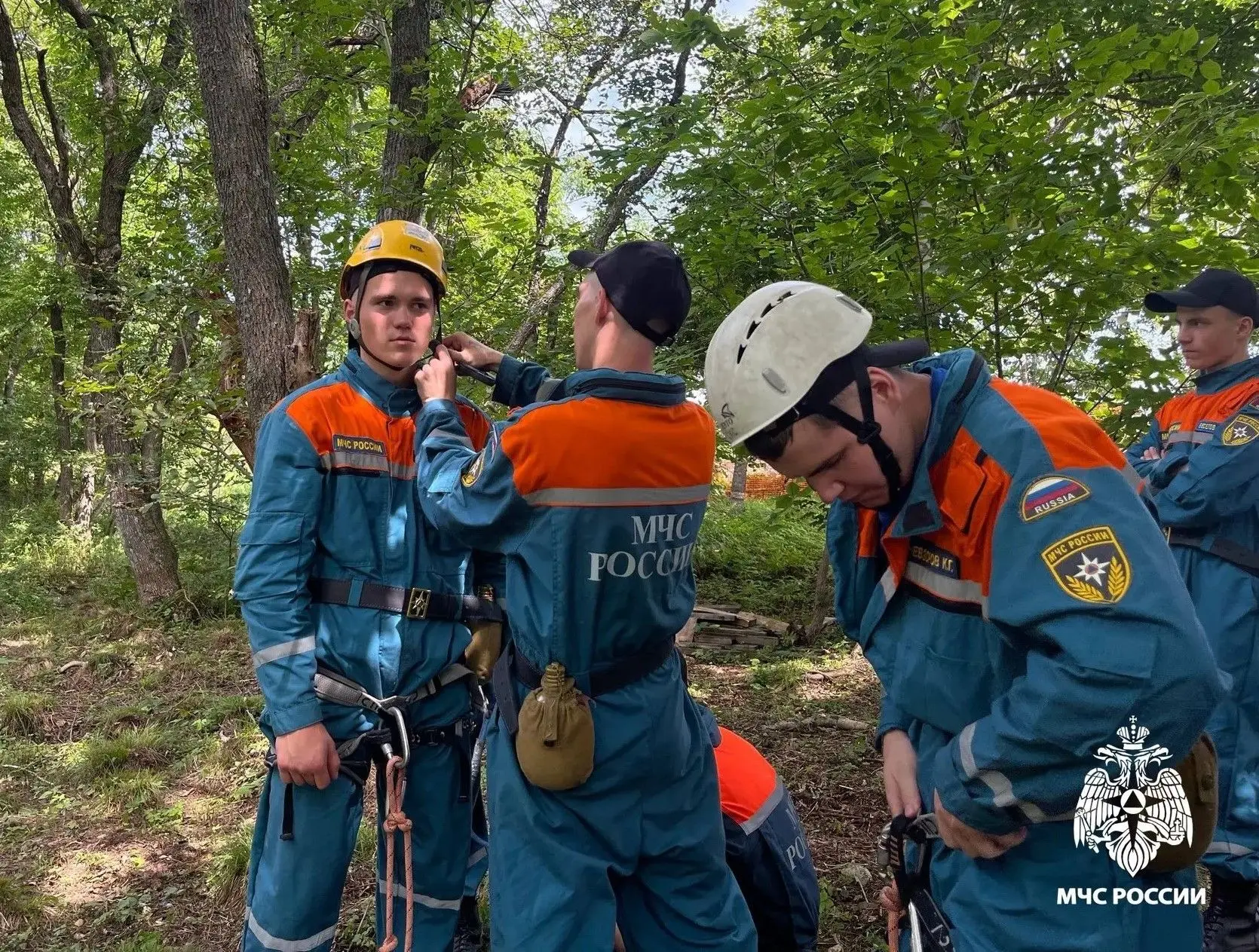 Подготовительные занятия для курсантов Дальневосточной пожарно-спасательной академии