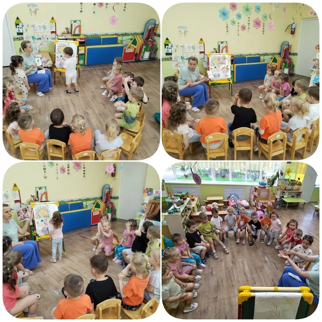 ☀️Сегодня мы перенесли творческую мастерскую прямо на уличную площадку! 
🐇Наши "Зайчики" превратили