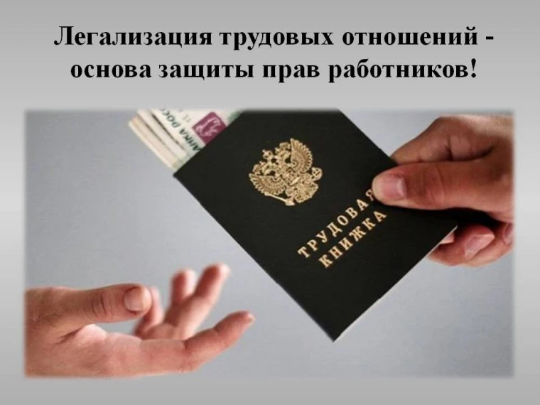 📌Легализация трудовых отношений.