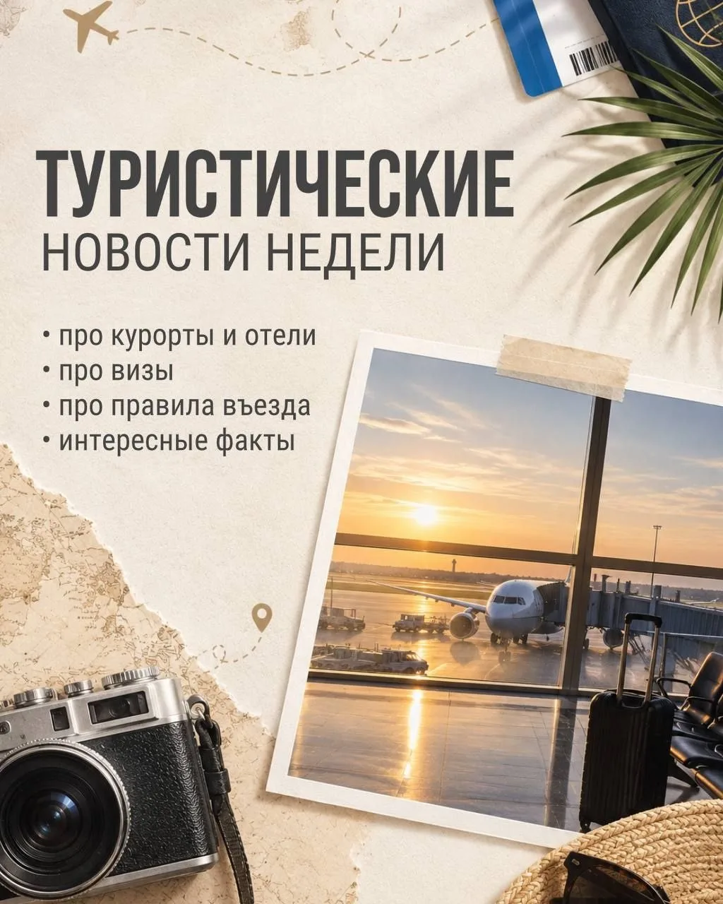 🔥ГОРЯЧИЕ НОВОСТИ В МИРЕ ТУРИЗМА🔥