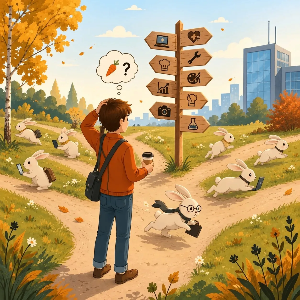 🐇«За двумя зайцами погонишься — ни одного не поймаешь».