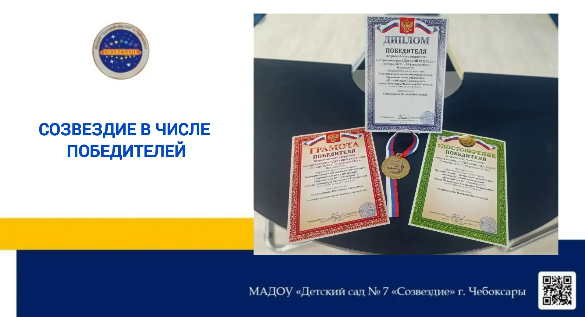 Администрация и коллектив Созвездия в очередной раз доказали, что достойны победы. 
Накопленный упра