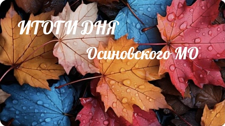Итоги дня в Осиновском МО, Суббота, 3 октября 2026 года