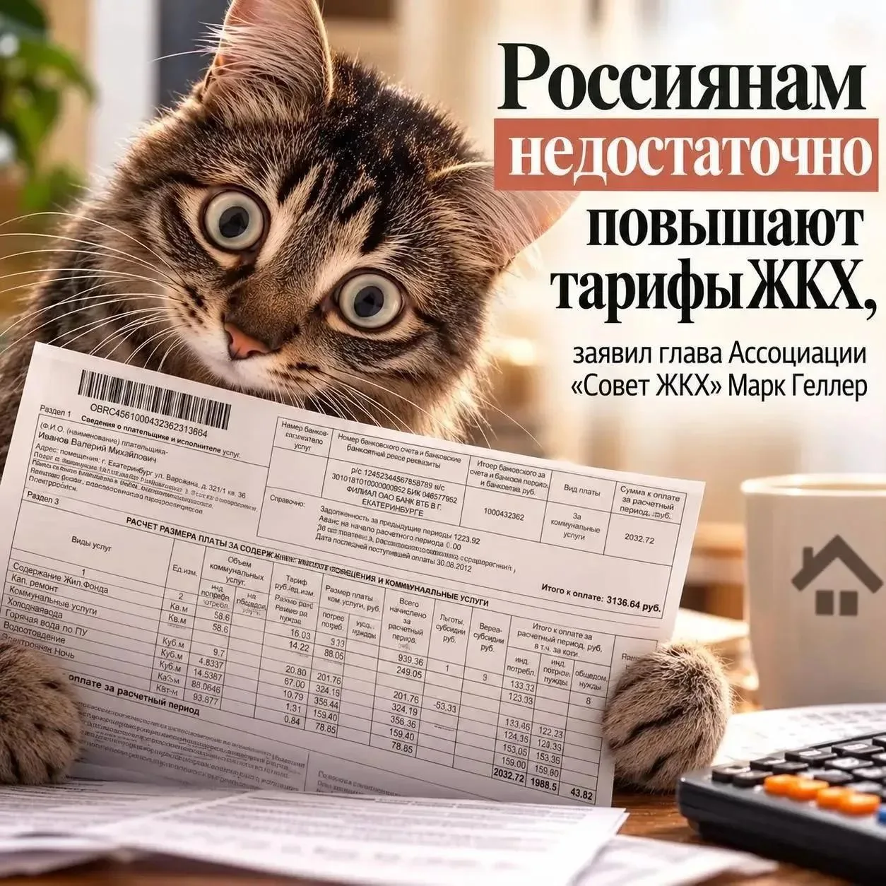 Россиянам недостаточно повышают тарифы ЖКХ, заявил глава Ассоциации «Совет ЖКХ» Марк Ге...