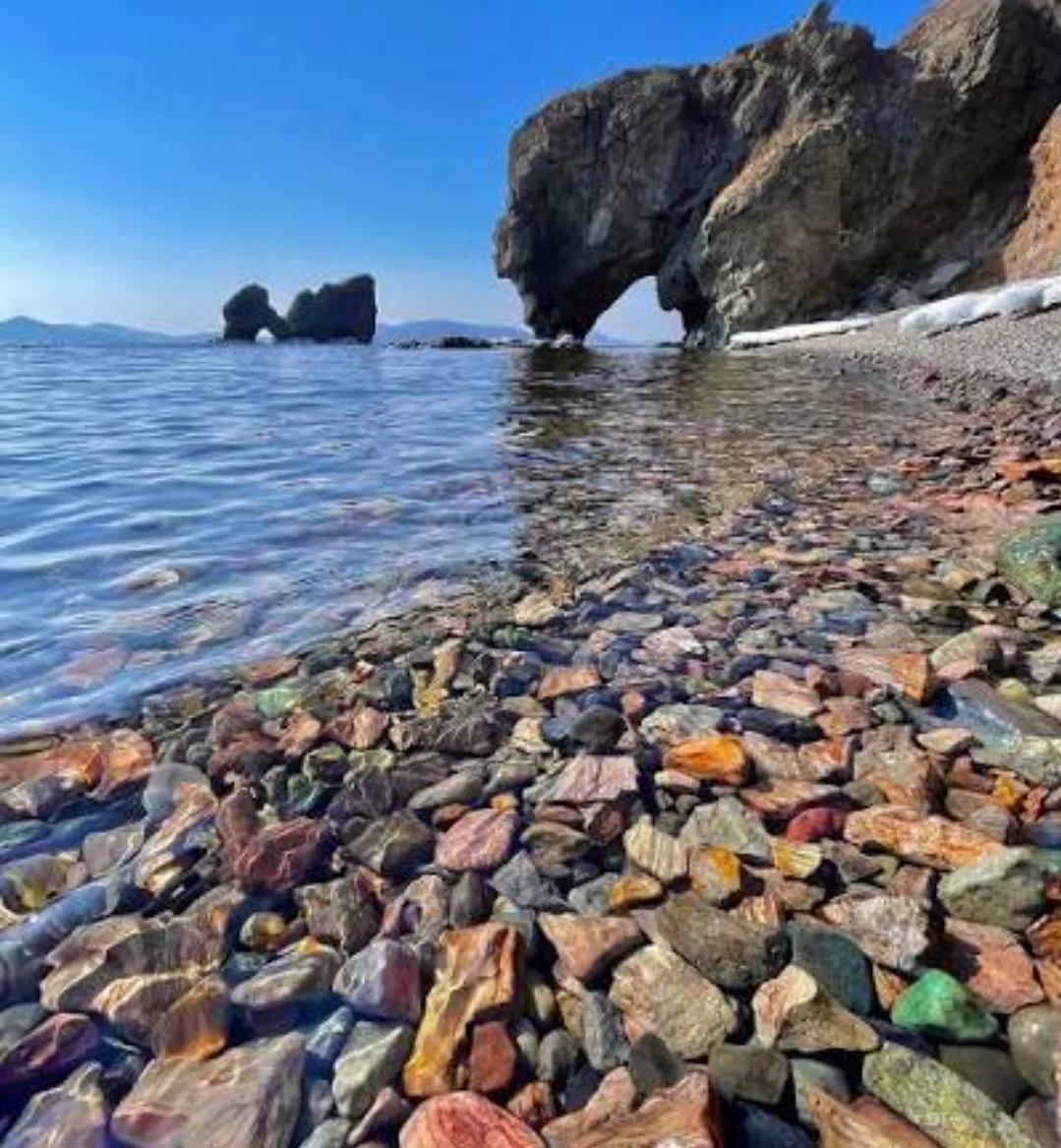 🌊 Агатовый пляж в Приморье.