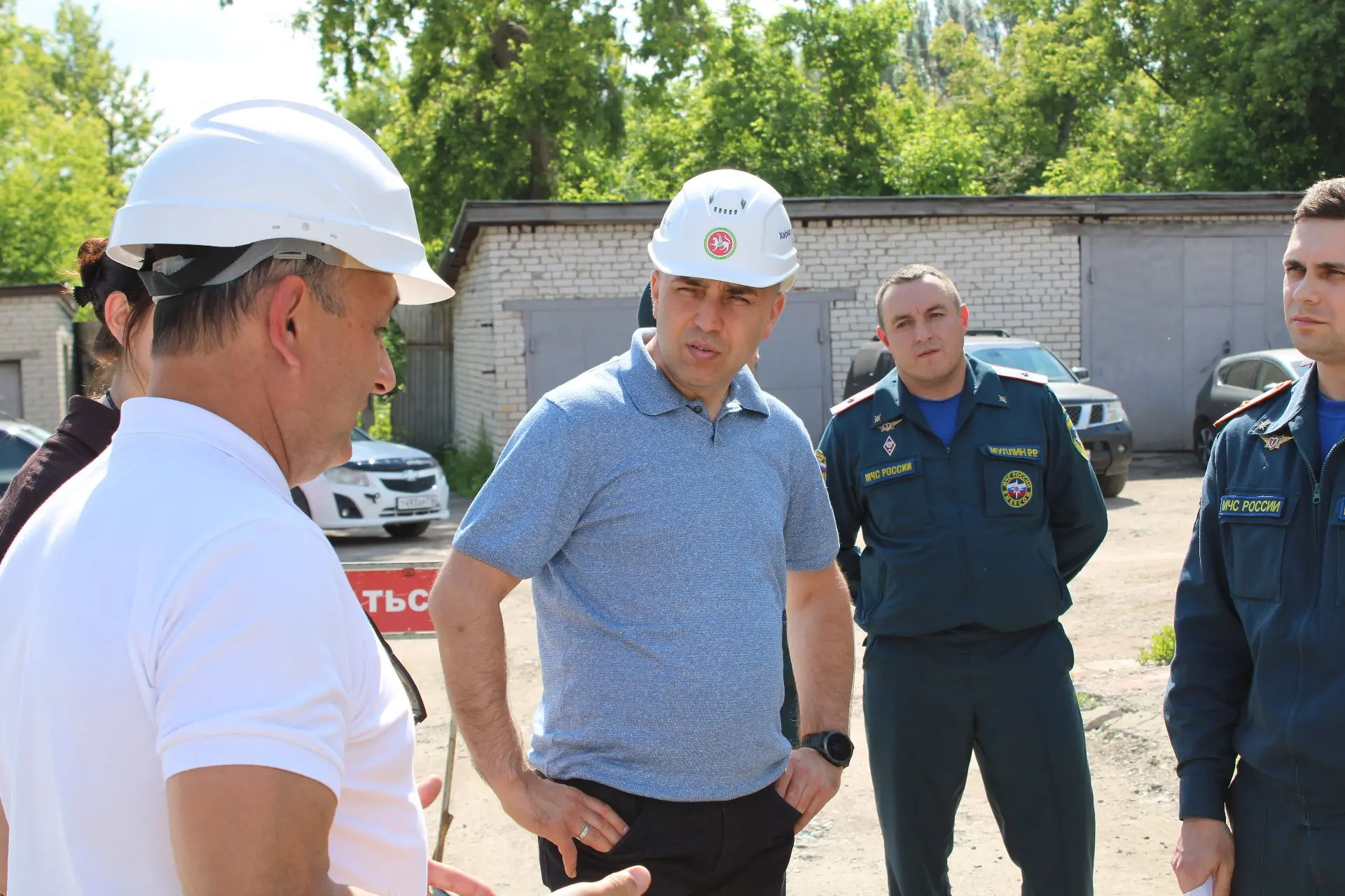 📍Директор ГИСУ осмотрел ход работ на объектах г.Казань 

В выездном совещании также приняли участие