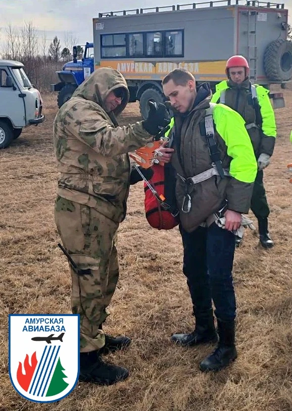 Подготовка десантников-пожарных: второй поток  🧑‍🚒 В Свободненском авиаотделении успешно завершился 