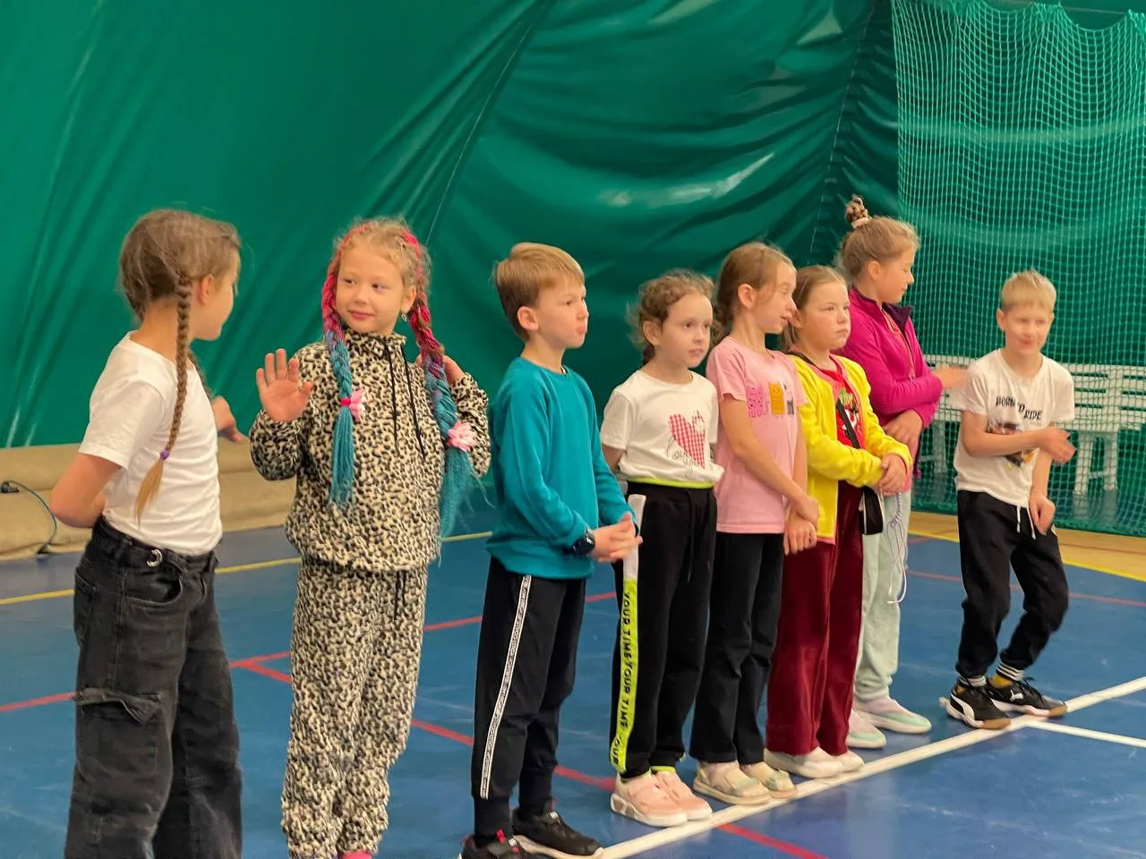 Тренировка по большому теннису, 3 отряд 🎾