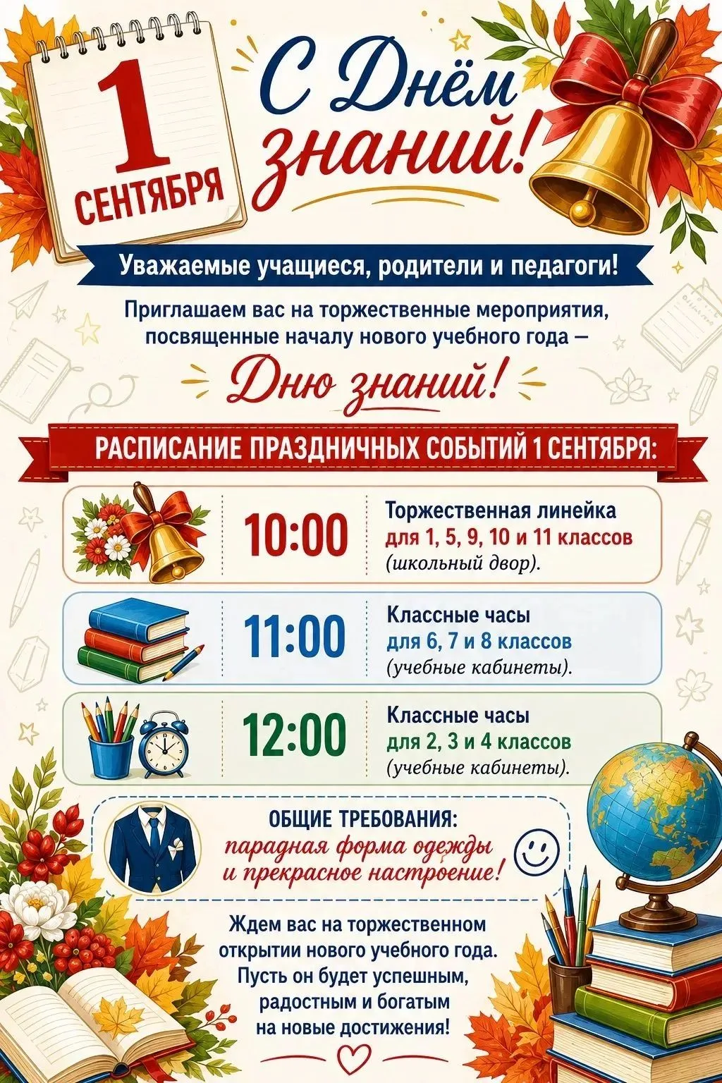 ✨Дорогие ученики, родители и учителя!