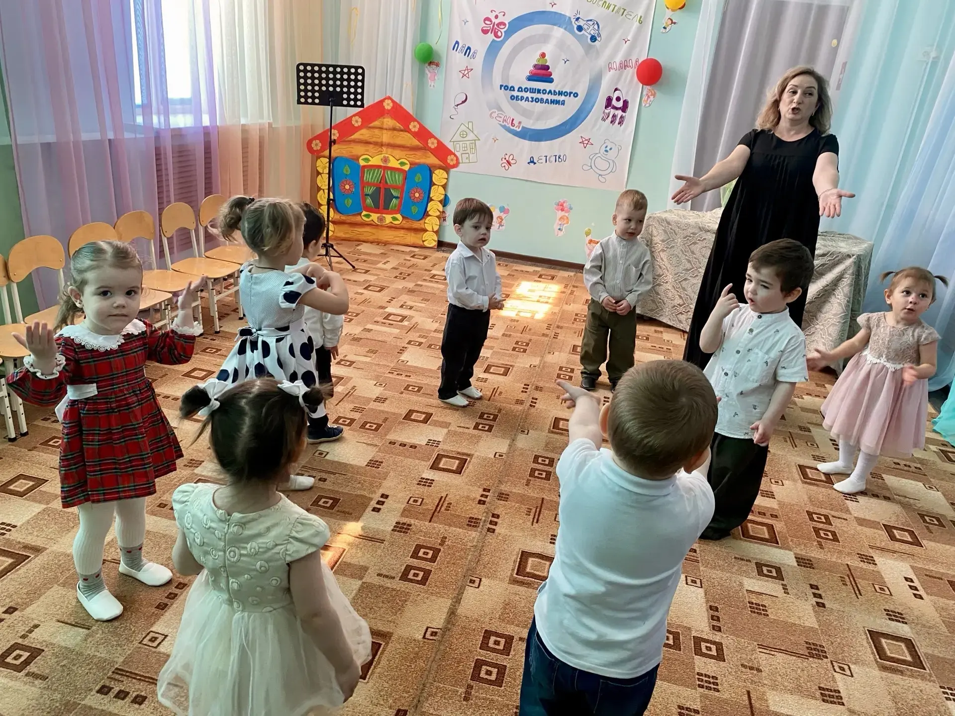 🌷Весеннее развлечение в первой младшей группе (отделения)