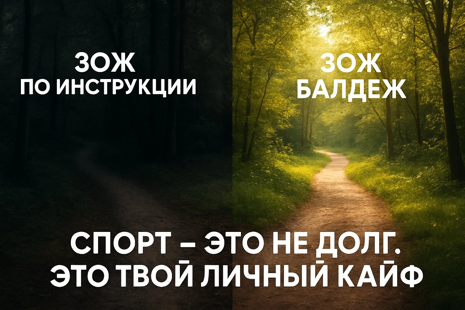 Скучный ЗОЖ: