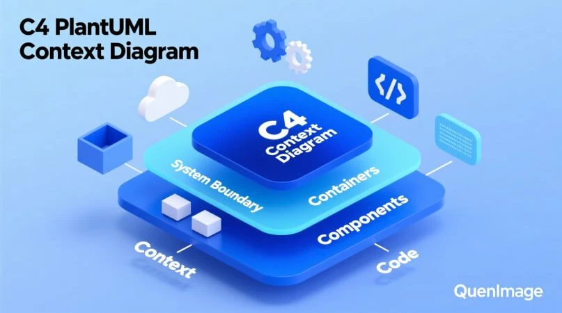 Разработка диаграммы контекста C4 с помощью PlantUML.