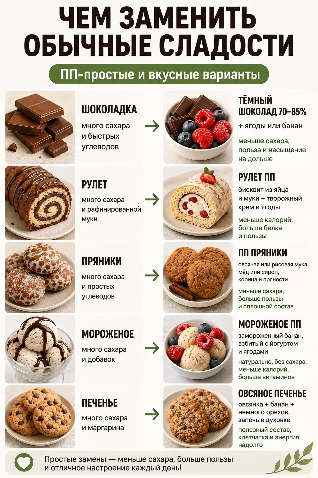 🍫 Сладкое без лишнего