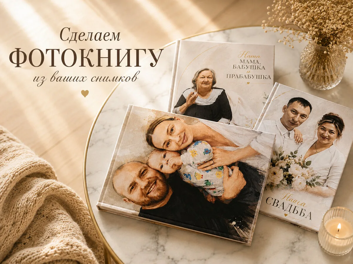 Стильные фотокниги для Перми из ваших снимков