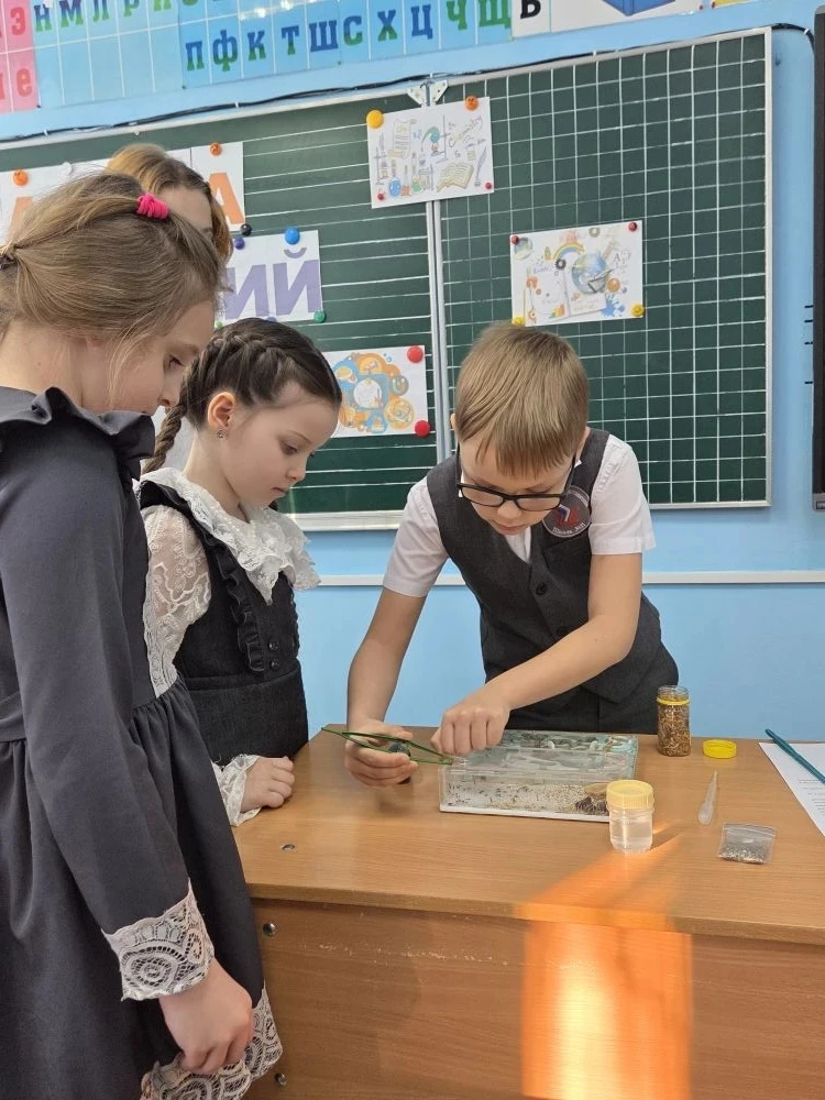 В начальной школе прошла научно-практическая конференция детских исследовательских работ "Радуга зна