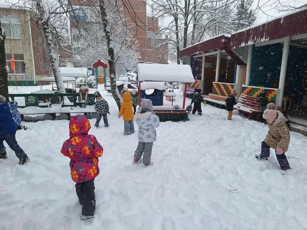 ❄Ура! Выпал снег! ❄️