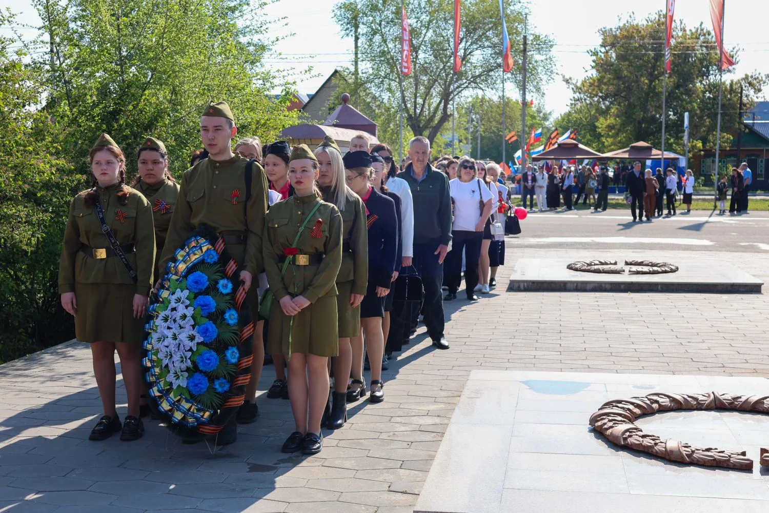 Сегодня наш техникум принял участие в параде, посвящённом 81-й годовщине Великой Победы...