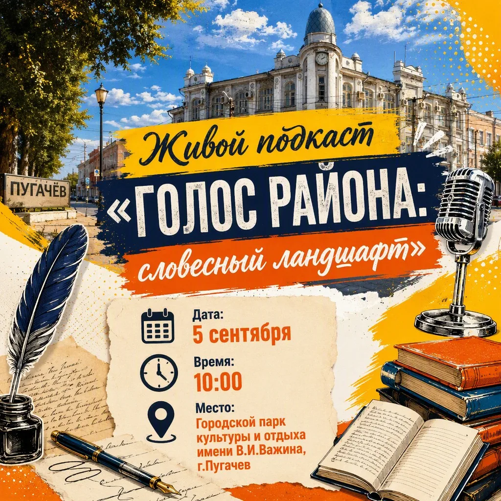 🎙️Живой подкаст "Голос района: словесный ландшафт"