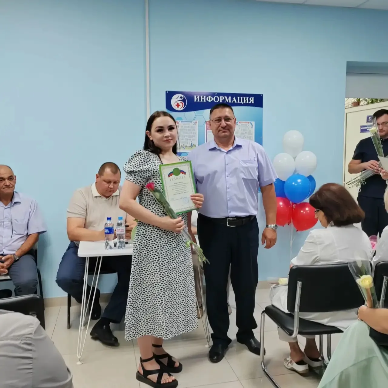🎉 Накануне Дня медицинского работника в нашем административном корпусе состоялась замечательная цер