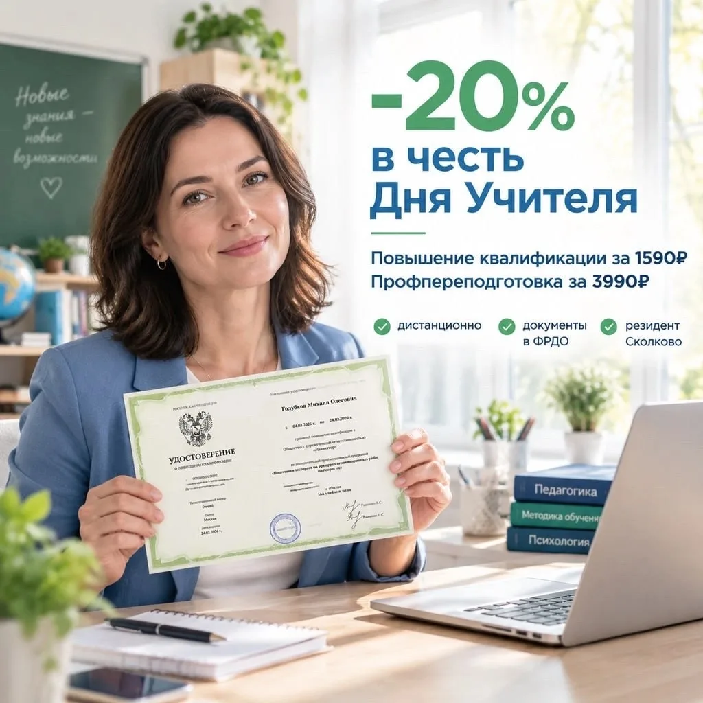 🎓 Вы каждый день делаете важное дело — учите, развиваете и вдохновляете других. А ещё ...