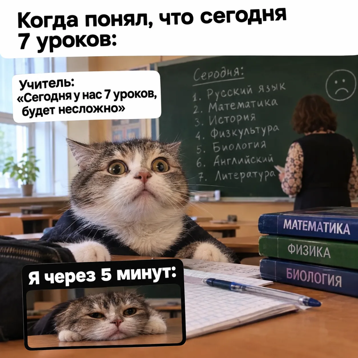 Мемы про школу