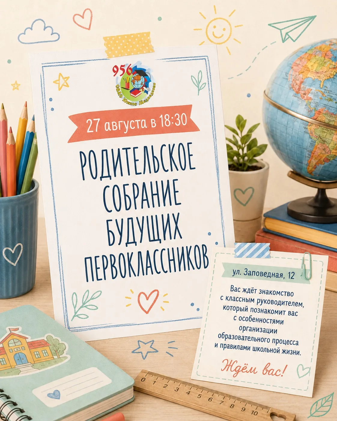 🔔Собрание для родителей будущих первоклассников!