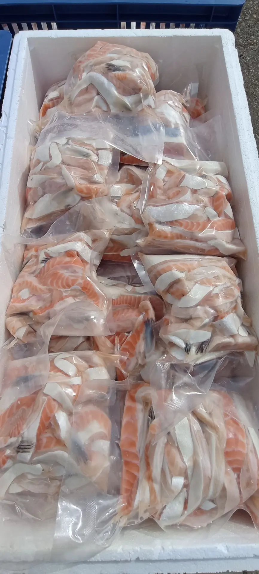 🔥Брюшки сёмги слабой соли в/у 1 кг