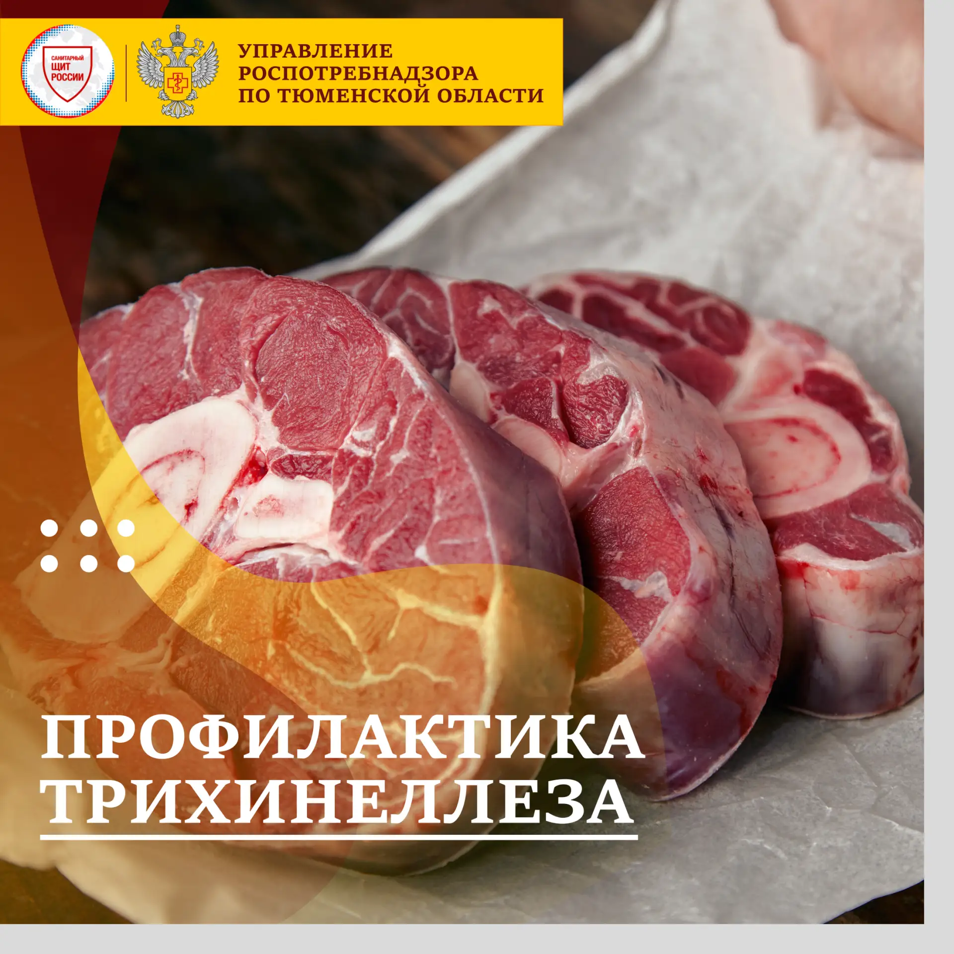 Трихинеллёз — гельминтоз, вызываемый нематодой Trichinella spiralis. Заражение происход...