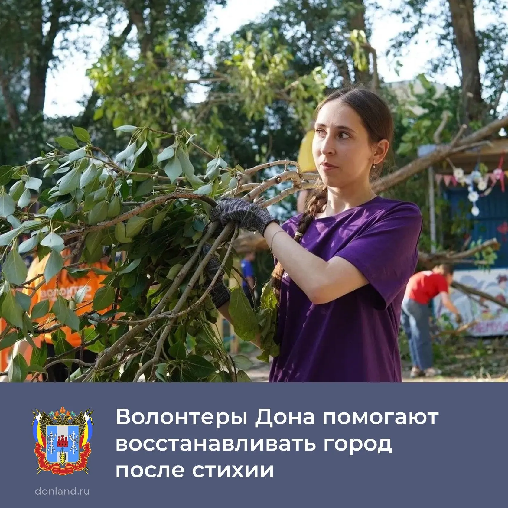 Активисты движения #МЫВМЕСТЕ и представители Всероссийского студенческого корпуса спасателей, «Волон