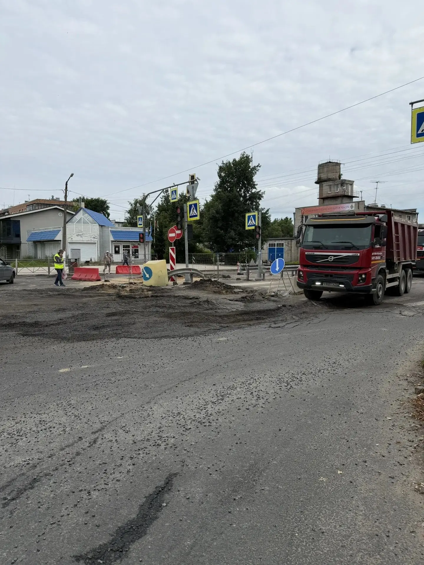 🚧 Вниманию водителей! В Тосно перекрывают участок шоссе Барыбина